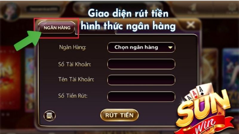 Thông tin giao dịch Sunwin trong ảnh rút tiền